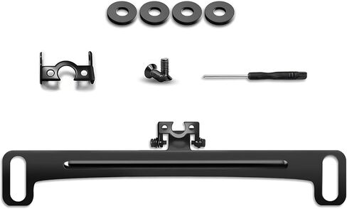 Universal Metal License Plate Frame Bracket for Rear View Backup Camera, Rustproof Adjustable Mount Holder Compatible with Most Vehicles (Black) in Saudi Arabia