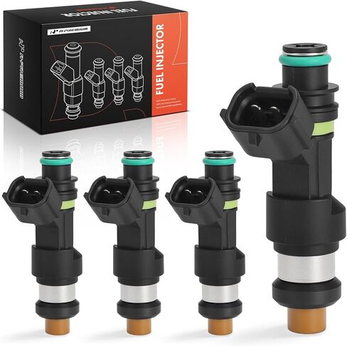 A-Premium 12 Holes Set of 4 Fuel Injectors Compatible with Suzuki Aerio 2004 2005 2006 2007 in Kuwait