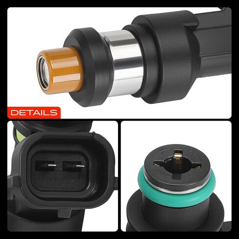 A-Premium 12 Holes Set of 4 Fuel Injectors Compatible with Suzuki Aerio 2004 2005 2006 2007 in Kuwait
