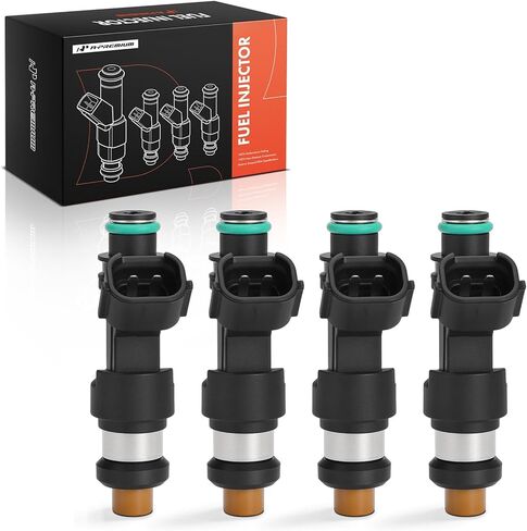 A-Premium 12 Holes Set of 4 Fuel Injectors Compatible with Suzuki Aerio 2004 2005 2006 2007 in Kuwait