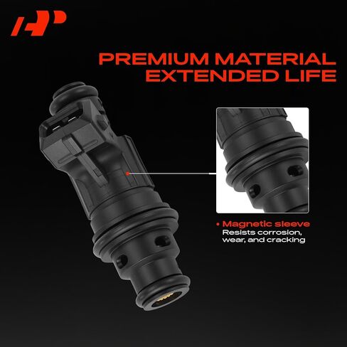 A-Premium 5 Holes Set of 6 Fuel Injectors Compatible with Saturn L300 2001-2005, LS2/LW2 2000, LW300 2001-2003, 3.0L in Kuwait
