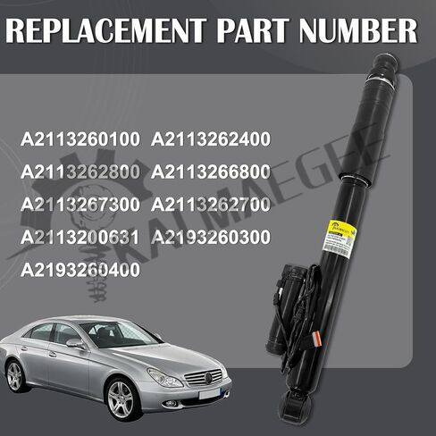 2PCS Rear Shock Absorbers ADS Compatible with Mercedes E-Class W211 CLS C219 2002-2010 in Saudi Arabia