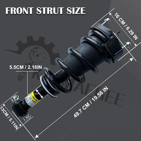 2PCS Front Shock Struts Assembly with Magnetic Ride Control 19353951 for Cadillac Escalade ESV EXT Tahoe Avalanche Suburban 1500, for GMC Yukon/Yukon XL 1500 2007-2014 in Saudi Arabia