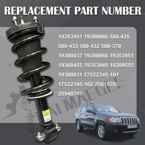 2PCS Front Shock Struts Assembly with Magnetic Ride Control 19353951 for Cadillac Escalade ESV EXT Tahoe Avalanche Suburban 1500, for GMC Yukon/Yukon XL 1500 2007-2014 in Saudi Arabia