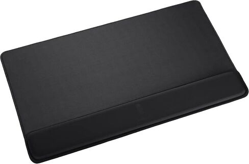 OTM Essentials 22" Keyboard Wrist Rest, Wrist Pad for Keyboard with Foam Padding Interior & Lycra Exterior, Ergonomic Office Desk Accessory with Non-Slip Base for Support, 1.5"x 23.5"x 4.45" (Black) in Kuwait