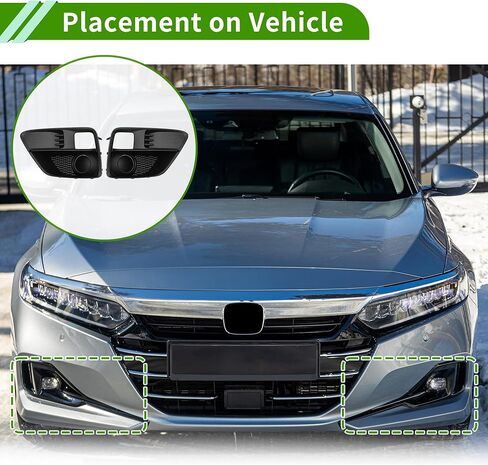 Right Left Fog Light Grill for Subaru WRX 2015-2017 Front Lower Bumper Fog Light Cover Inserts No.57731VA030/57731VA020 ABS 1pair in Kuwait