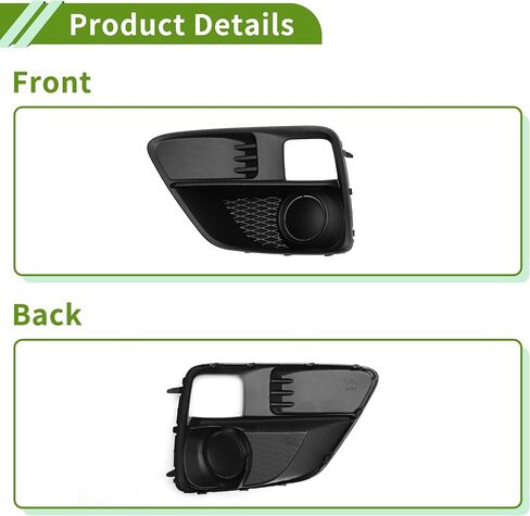 Right Left Fog Light Grill for Subaru WRX 2015-2017 Front Lower Bumper Fog Light Cover Inserts No.57731VA030/57731VA020 ABS 1pair in Kuwait