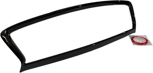 Front Grill Frame Trim Overlay Cover Gloss Black Compatible with Infiniti Q50 2018 2019 2020 2021 2022 2023 2024 in Kuwait