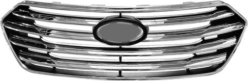 Front Bumper Upper Grille Grill Chrome Compatible with 2013 2014 2015 2016 Hyundai Santa Fe GLS Limited Replaces 86350-B8000 in Saudi Arabia