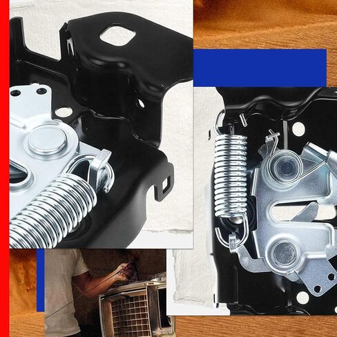 JC Whitney JFBAJCWDLA00907 Front Hood Latch - Compatible with Dodge Charger 2011-2022, Chrysler 300 2011-2022 in Kuwait