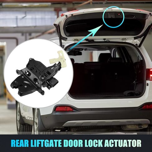 X AUTOHAUX Replacement Rear Liftgate Door Lock Actuator for Chevrolet Malibu 2005-2012 for Pontiac G6 2005-2010 Tailgate Latch Assembly No.20815646 Black in Kuwait