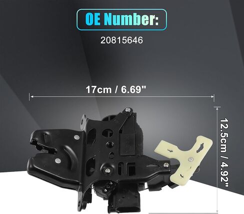 X AUTOHAUX Replacement Rear Liftgate Door Lock Actuator for Chevrolet Malibu 2005-2012 for Pontiac G6 2005-2010 Tailgate Latch Assembly No.20815646 Black in Kuwait