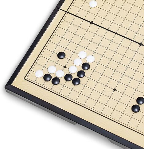 Go Game Set 11 inches - Foldable, Portable and Travel Set, (19 x 19) Strategic Magnetic Board Game (weiqi) in Saudi Arabia
