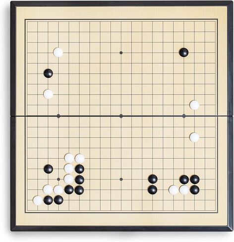 Go Game Set 11 inches - Foldable, Portable and Travel Set, (19 x 19) Strategic Magnetic Board Game (weiqi) in Saudi Arabia