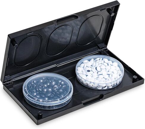 Go Game Set 11 inches - Foldable, Portable and Travel Set, (19 x 19) Strategic Magnetic Board Game (weiqi) in Saudi Arabia