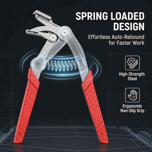 Car Clip Pliers - Auto Fastener Clip Removal Tool, Spring Loaded Panel & Trim Removal Pliers for Automotive Plastic Fasteners, Door Panels, Rivets & Interior Clips in Saudi Arabia