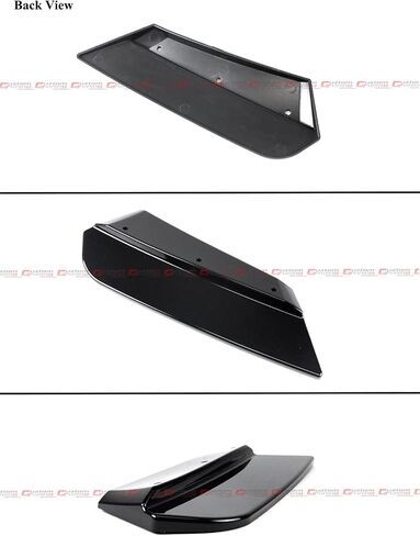 ST Style 3PC Painted Gloss Black Pearl Front Bumper Lip Splitter Spoiler Kit Compatible for 2019-2021 BMW X3M X4M Competition F97 F98 in Saudi Arabia