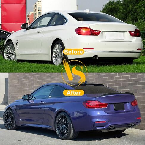سبويلر خلفي KHK F32، أجنحة سبويلر خلفية سوداء لامعة، مادة ABS M4 غطاء جناح سبويلر خلفي يناسب 2013-2020 BMW 4-Series F32 كوبيه in Kuwait