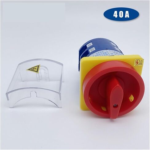 HZ12-40/04 Off-ON 40A 2 Position 2 Poles with Plastic Cover Emergency Stop Padlock Power Cut Off Motor Rotary Cam Switch in Saudi Arabia