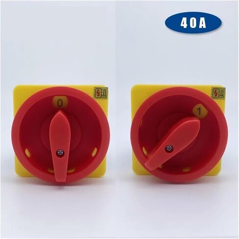HZ12-40/04 Off-ON 40A 2 Position 2 Poles with Plastic Cover Emergency Stop Padlock Power Cut Off Motor Rotary Cam Switch in Saudi Arabia