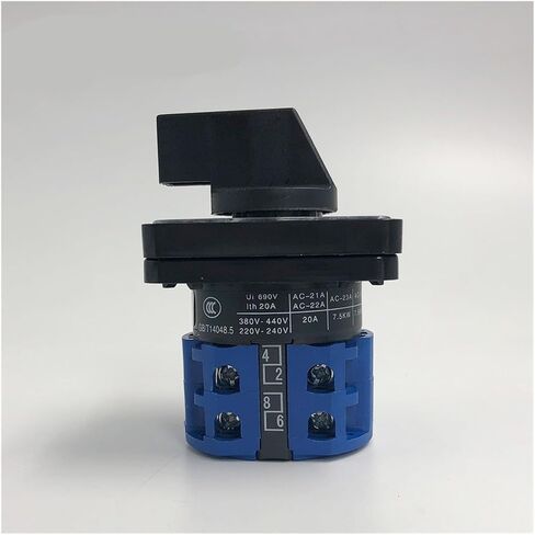 LW39B-16B202/2 Cam Switch Reset Momentary Rotary Changeover Interruptor 8 Terminals 3 Positions Two Loads Silver Contact in Saudi Arabia
