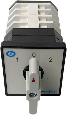 16 Terminals Cam Switch LW12-16/4 Three Positions On-Off-On DIY Rotary Changeover Dual Power 5.5kw Motor Control Two Loads in Saudi Arabia