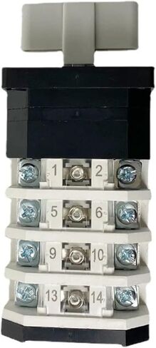 16 Terminals Cam Switch LW12-16/4 Three Positions On-Off-On DIY Rotary Changeover Dual Power 5.5kw Motor Control Two Loads in Saudi Arabia