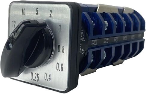 63A 6 Poles 10 Positions Cam Switch Changeover Rotary Combination Knob Master Control Circuit 22 Terminals LW28 LW26-63/6 in Saudi Arabia