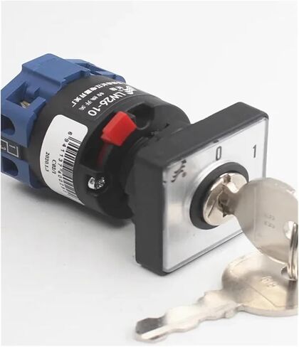 LW26-10 C02/1 Two Gear 10A 690V Single Hole 16mm Key Power Cut-Off Rotary Cam Switch Universal Conversion in Saudi Arabia