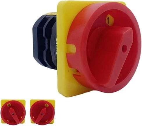 Padlock Rotary Cam Switch HZ5-20/4 L03GS Off-ON Silver Contact AC380V 20A Two Poles Machine Tool Motor Control in Saudi Arabia