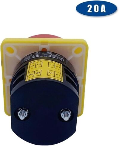 Padlock Rotary Cam Switch HZ5-20/4 L03GS Off-ON Silver Contact AC380V 20A Two Poles Machine Tool Motor Control in Saudi Arabia