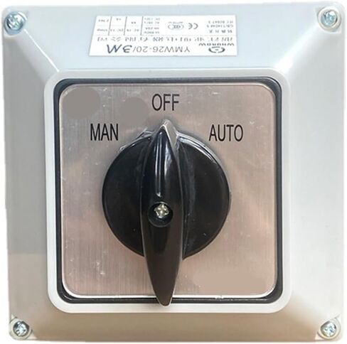 LW26-20 YMW26-20/3M Changeover Cam Rotaris Switch 20A 3 Poles with Protective Waterproof Box in Saudi Arabia