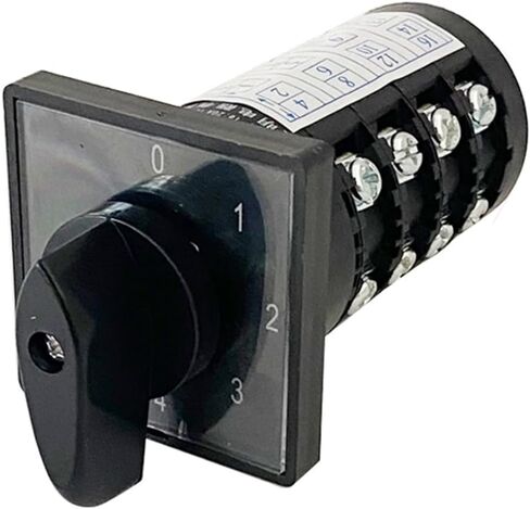 0-4 Position 20A Four Poles 16 Screws Rotary Cam Switch Manual Transfer Changeover HZ5B-20/4 in Saudi Arabia