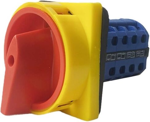 LW26GS-20 690V 20A Padlock Rotary Cam Switch Off-ON 2 Position 4 Poles 16 Terminals Main YMW26-20/4GS in Saudi Arabia