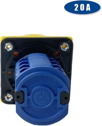 LW26GS-20 690V 20A Padlock Rotary Cam Switch Off-ON 2 Position 4 Poles 16 Terminals Main YMW26-20/4GS in Saudi Arabia