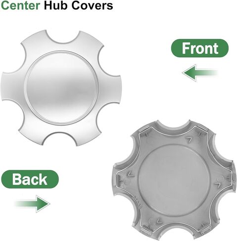 4 PCS Wheel Center Hub Caps Fit for 6 Lug Tundra 17 Inch 5 Double Spoke Silver Wheels 2003-2006 for Sequoia 17 Inch 5 Double Spoke Silver Wheels 2003-2007 Replaces# 42603-AF030 in Kuwait
