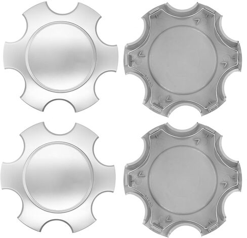 4 PCS Wheel Center Hub Caps Fit for 6 Lug Tundra 17 Inch 5 Double Spoke Silver Wheels 2003-2006 for Sequoia 17 Inch 5 Double Spoke Silver Wheels 2003-2007 Replaces# 42603-AF030 in Kuwait