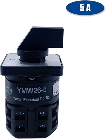 LW26 YMW26-5/2 Rotary Cam Switch Three Postion 5A Two Poles 8 Terminals Universal Changeover Silver Contact in Saudi Arabia