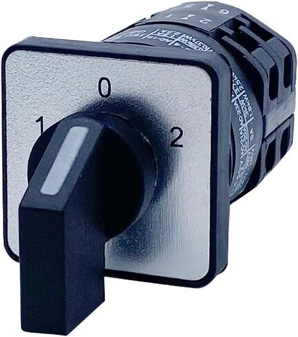 LW26 YMW26-5/2 Rotary Cam Switch Three Postion 5A Two Poles 8 Terminals Universal Changeover Silver Contact in Saudi Arabia