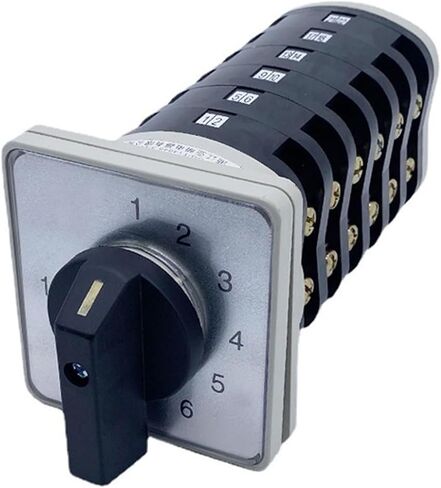 10 Position KDHC-63/6 * 10 Rotary Cam Switch 6 Poles 63A 24 Terminals Welder for Bx6 Welding Machine Control in Saudi Arabia
