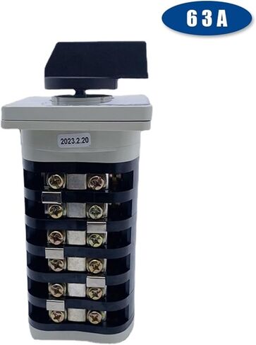 10 Position KDHC-63/6 * 10 Rotary Cam Switch 6 Poles 63A 24 Terminals Welder for Bx6 Welding Machine Control in Saudi Arabia