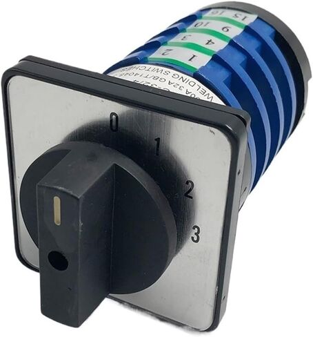 Knob Switch KDHC-32/4 * 3 for Welding Machine Changeover Rotary Electrical Switches 4 Poles 0-3 Position Silver Contact in Saudi Arabia