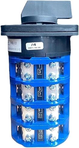 LW26-125/4 dc Voltage Automatic Electrical Changeover Rotary cam Switch Four Poles 125A Sliver Point Contacts in Saudi Arabia