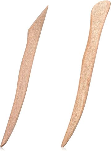 2PCS Wood Point Turner, Sewing Seam Marker, Crease Maker for Quilting and Sewing, Patchwork Crimping Seam Presser Tool, Sewing-Tools, Perfect for Crisp Folds and Corners in Kuwait