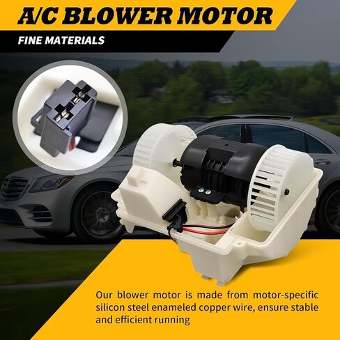 A/C Heater Blower Motor Assembly Compatible with W222/C217 Series S450 S550 S560 S600 S650 S550e S560e S63 AMG S65 AMG Front Side 87461 A2228202214 2228202214 in Kuwait