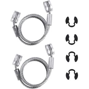 2PCS Upgraded Hood Strut Control Cable for HLK2047 Compatible with 1987-2010 Peterbilt 357 375 377 378 379 Replaces L92-6000-0718, 924-5402 Parts in Saudi Arabia