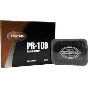 PREMA PR-109 Radial Tire Patches - Passenger Tire and Truck Tire Repair Patches - 3 x 2 inch Vulcanizing Tire Patches - 20 Per Box in Saudi Arabia