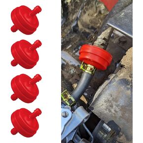 4PCS Lawn Mower 1/4 Inch ID Inline Gas Fuel Filter, Small Engine Fuel Filter, Gas Engine Filters Car Accessories Fit for Toro 42-5240 56-6360 John Deere AM107314, Replace OEM#298090 (4PCS) in Saudi Arabia