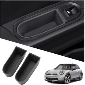 Ruiya (2Packs) Cooper F65/F66 Door Storage Box for Mini Cooper F65/F66 Accessories Silicone Material Door Side Storage Box Compatible with 2024-2026 Mini Cooper F65 & F66 (Not for Cooper J01 &J05) in Kuwait