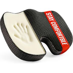 Car Seat Cushion for Driving Comfort & Support - Premium Memory Foam Seat Pad with Breathable Washable Cover, Non-Slip Bottom, Road Trip Essentials for Car Seats in Saudi Arabia